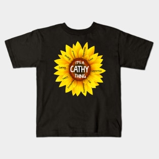 It's A Cathy Thing Sunflower Kids T-Shirt